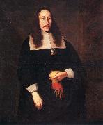 Portrait in oil from the year 1664 by the german painter Franz Wulfhagen unknow artist